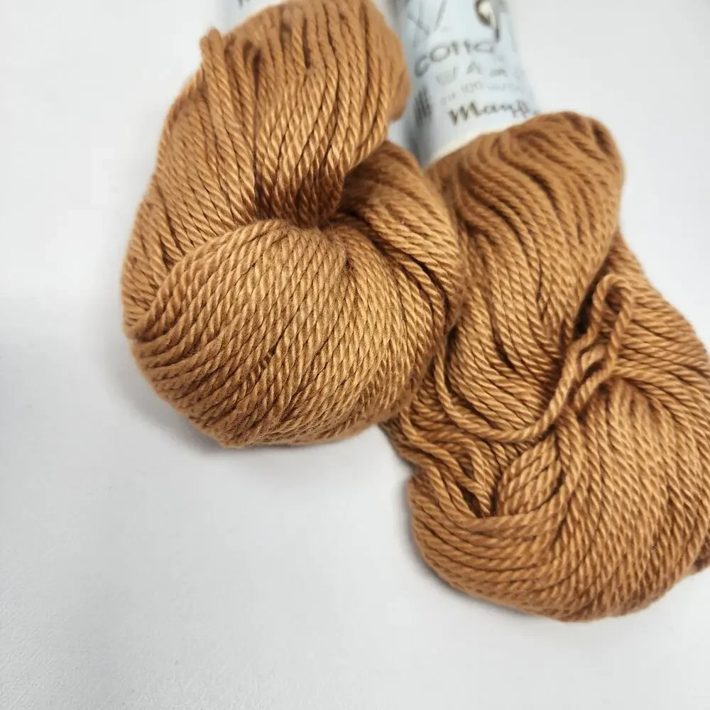 2 Hanks Vintage Scheepjeswol 688 100% Cotton Satin Yarn Mayflower 100M/50g Ea.